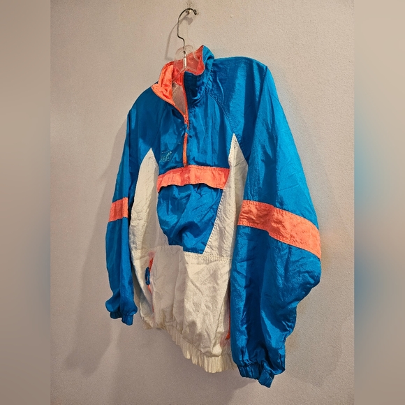 Vintage 1980's Pace Setter Retro Colored Windbreaker | Size Medium - Picture 4 of 7